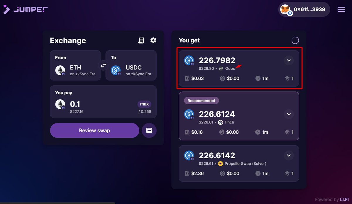 Swapfone mobile crypto trading interface