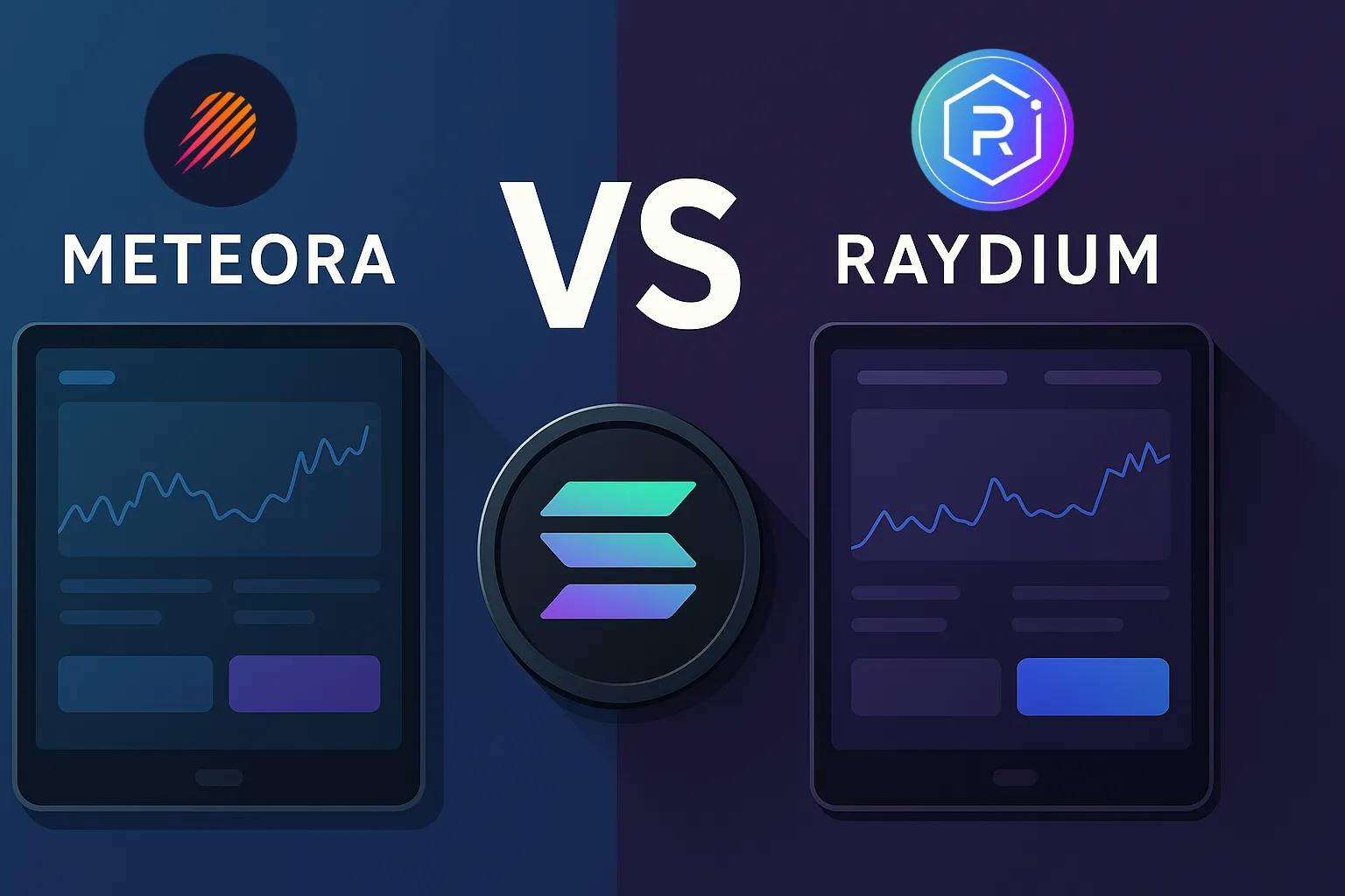 Meteora Solana DeFi app mobile interface