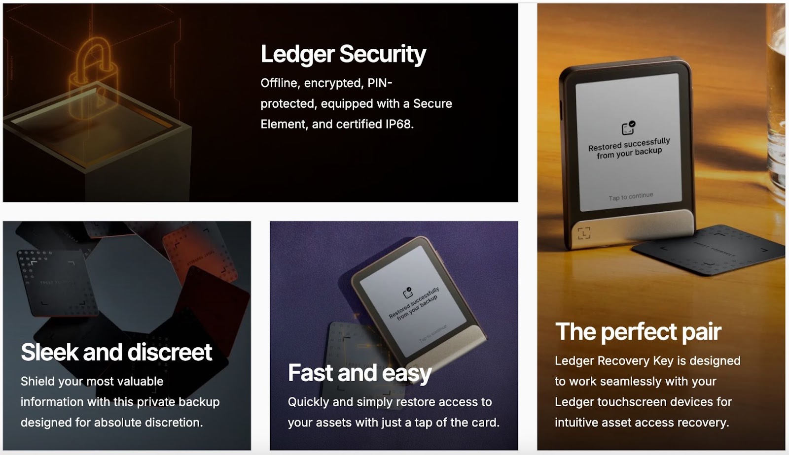 Ledger Nano S wallet recovery process