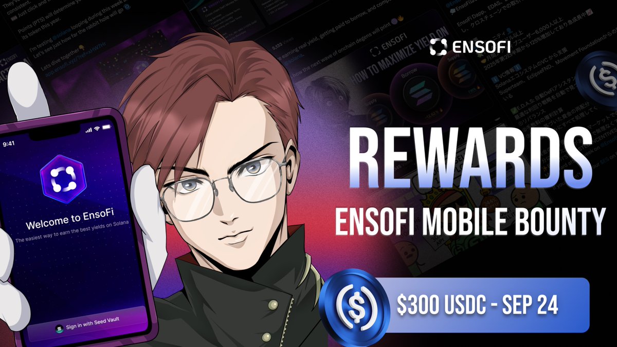 EnsoFi mobile app bounty program rewards