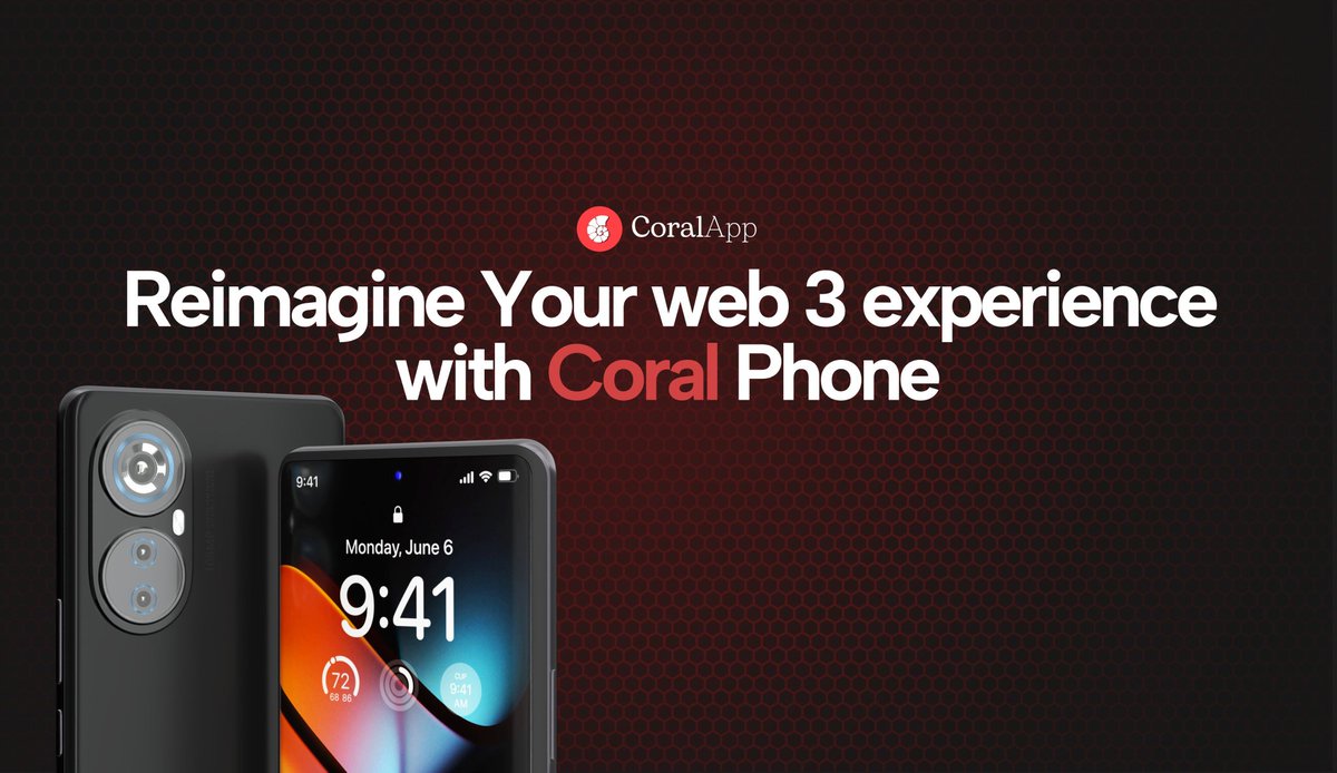 CoralPhone DeFi and GameFi dashboard