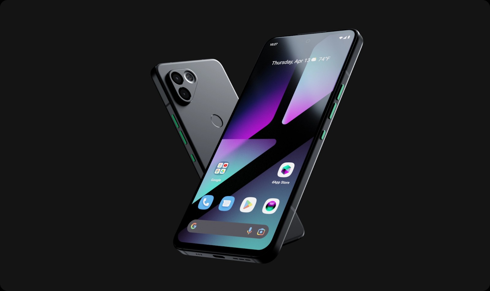 DeFi Land mobile app Solana Saga