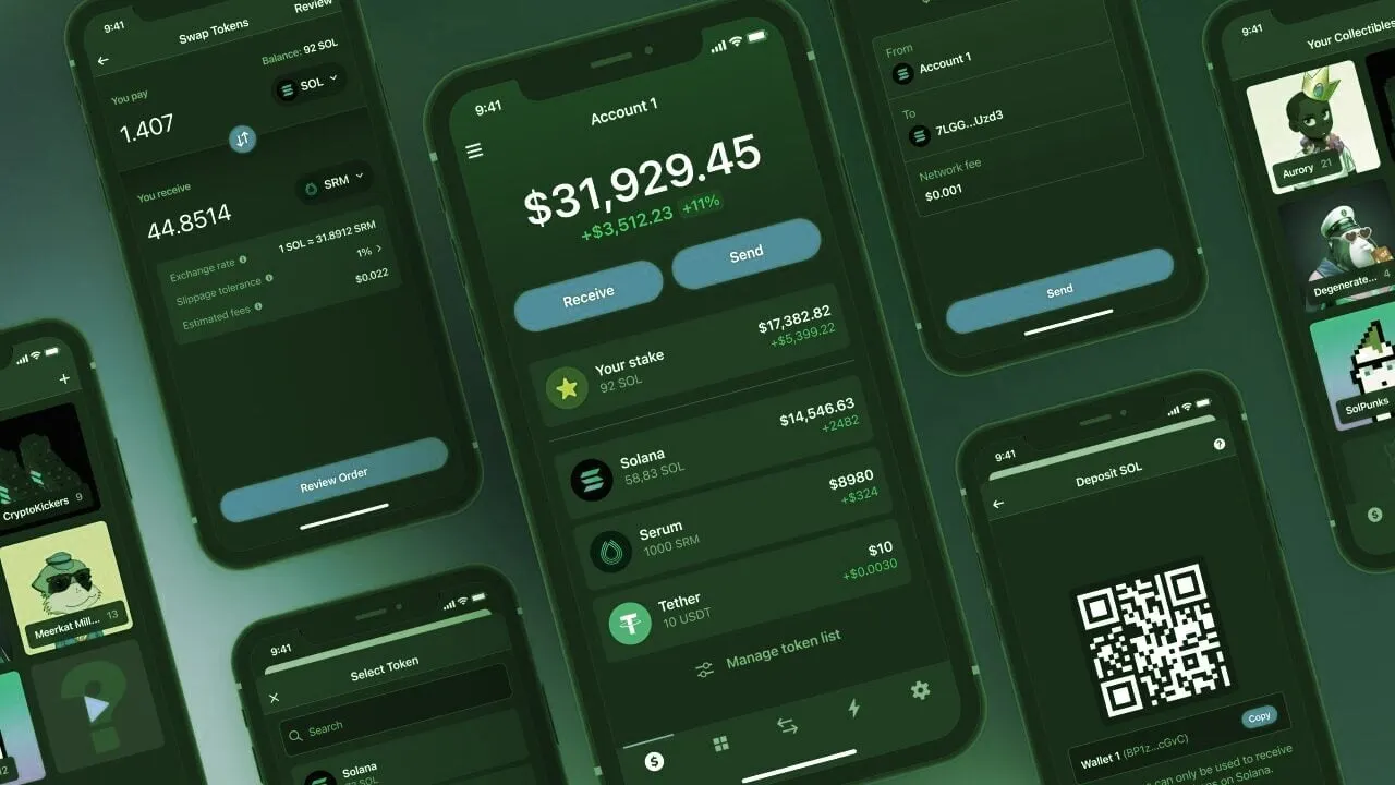 Phantom Wallet mobile app Solana