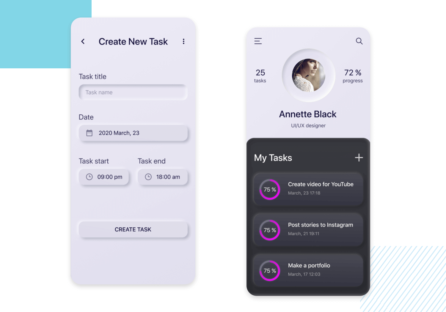 Mass Money mobile app interface