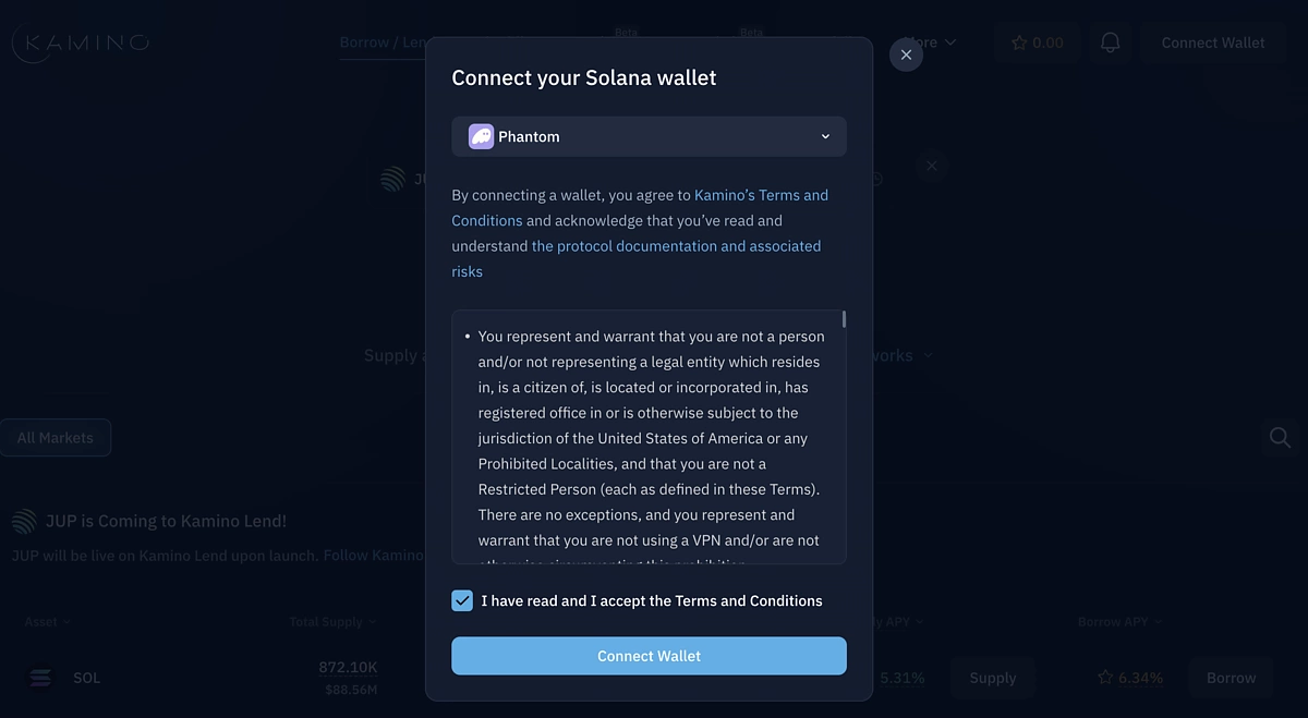 Kamino Finance yield vaults Solana mobile