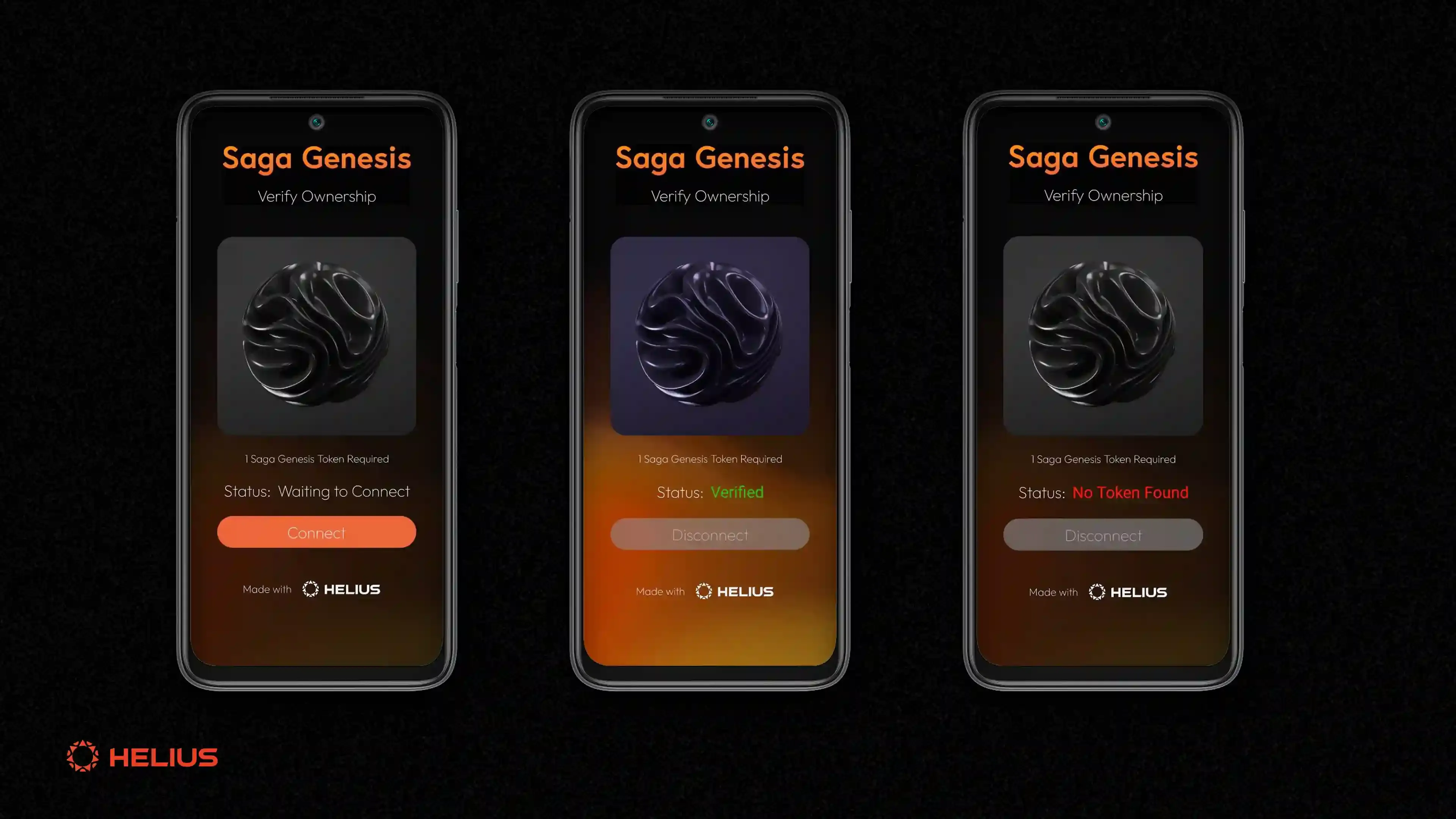 Solana Saga app permissions settings